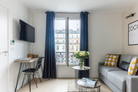 A sala de estar do apartamento Superior